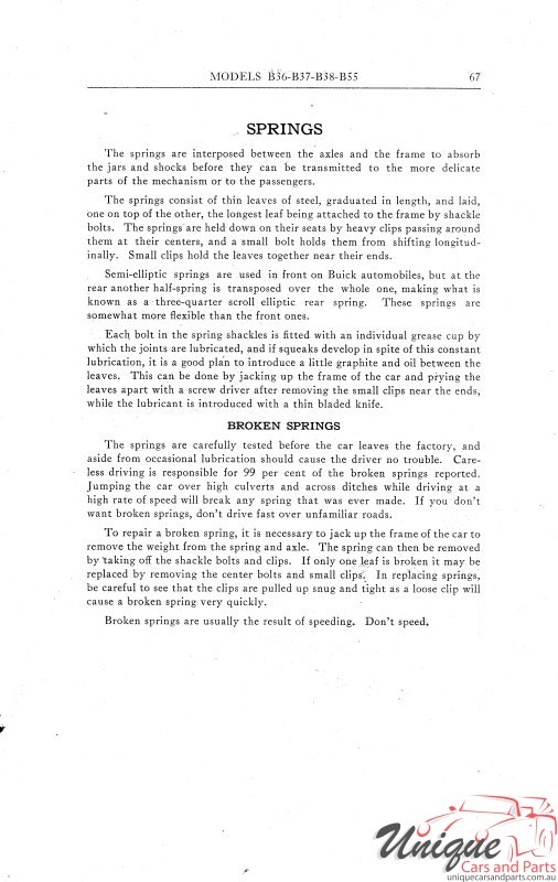 1914 Buick Reference Book Page 59